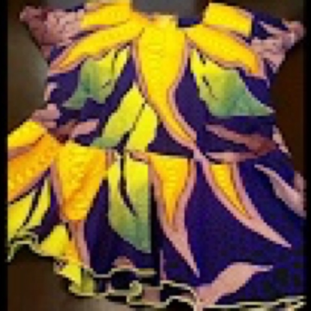 Flower Print Peplum Blouse